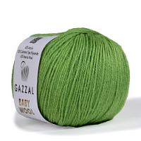 GAZZAL BABY WOOL 838; Состав: 40% Шерсть мериноса, 20% Кашемир ПА, 40% Акрил; 50 г/175 м